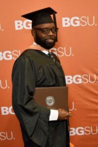 Online MBA graduate Bryan jones at graduation