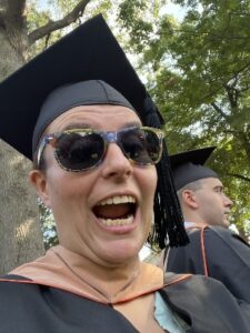 BGSU MBA graduate Jacci Carpenter at graduation